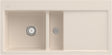 Villeroy & Boch Subway 60 flat Einbauspüle Ivory CeramicPlus 965x475mm