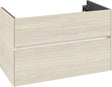 Villeroy & Boch Waschbeckenunterschrank Collaro C13900 in White Oak – 996 mm, 2 Auszüge, SoftClosing