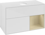 Villeroy & Boch Finion Waschtischunterschrank FA21GFGF 1000 mm Glossy White Lacquer