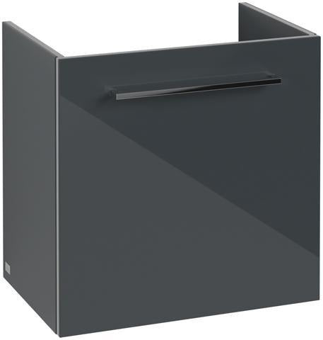 Villeroy & Boch Avento Waschtischunterschrank 530 mm Crystal Grey, 1 Tür links, mit Dämpfung