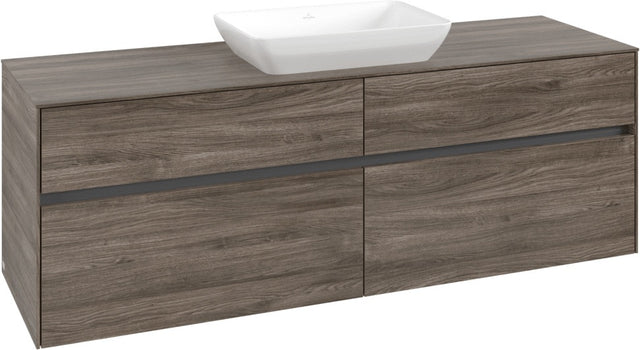 Villeroy & Boch Waschtischunterschrank Collaro C120 1600 mm Stone Oak – 4 Auszüge, wandmontiert