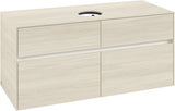 Villeroy & Boch Waschtischunterschrank Collaro C041 White Oak 1200 mm mit 4 Auszügen