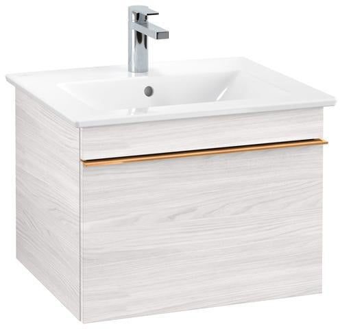Villeroy & Boch Venticello Waschbeckenunterschrank 553 mm Glossy White – Wandhängend mit Auszug