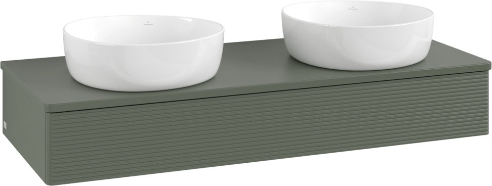 Villeroy & Boch Waschtischunterschrank Antao 1200 mm Anthracite Matt – 1 Auszug, Push-to-Open