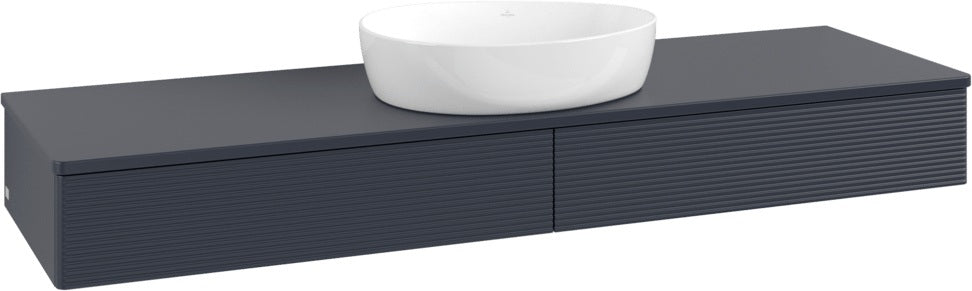 Villeroy & Boch Waschbeckenunterschrank Antao K14110 1600x190x500mm Anthracite Matt Lacquer