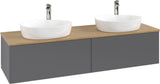 Villeroy & Boch Antao Waschtischunterschrank 1600 mm Anthracite Matt mit 2 Auszügen