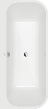 Villeroy & Boch Architectura Airpool Whirlpool 1700x750mm Weiß Alpin – 2 Personen, 10 Luftdüsen, Unterwasserbeleuchtung