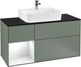 Villeroy & Boch Finion Waschbeckenunterschrank 1200 mm Glossy White mit Beleuchtung