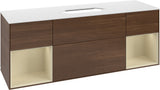 Villeroy & Boch Finion Waschtischunterschrank 1600 mm Glossy White Lacquer mit Beleuchtung