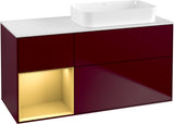 Villeroy & Boch Finion Waschtischunterschrank 1200 mm Glossy White mit Beleuchtung