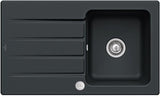 Villeroy & Boch Architectura 50 Einbauspüle 860x510mm Ebony CeramicPlus reversibel