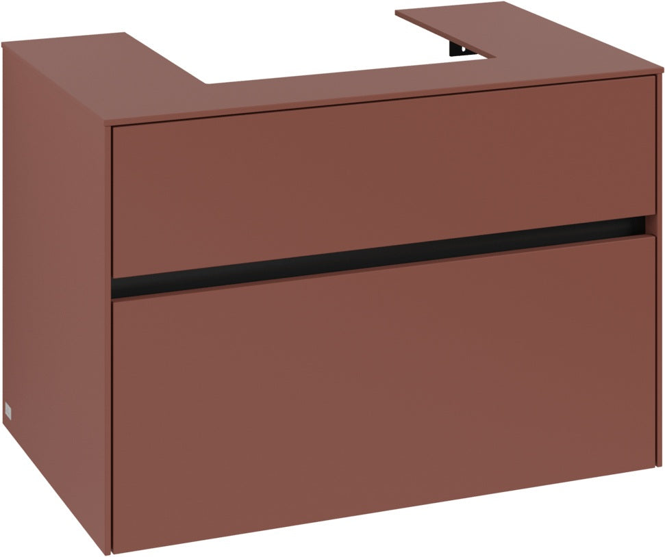 Villeroy & Boch Waschbeckenunterschrank Collaro C06900 800 mm White Oak mit SoftClosing