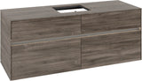 Villeroy & Boch Waschtischunterschrank Collaro C131 B0 1400 mm Stone Oak mit Beleuchtung & SoftClosing