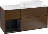 Villeroy & Boch Finion Waschbeckenunterschrank 1200 mm Glossy White Lacquer mit LED-Beleuchtung