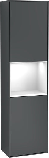 Villeroy & Boch Hochschrank Finion G460GF – Hochglanz Weiß, LED-Beleuchtung, SoftClose
