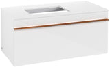 Villeroy & Boch Venticello Waschtischunterschrank Glossy White 957 mm, Auszug links