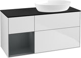 Villeroy & Boch Waschtischunterschrank Finion FA42G 1200 mm Glossy White Lacquer mit Beleuchtung