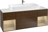 Villeroy & Boch Finion Waschtischunterschrank 1600 mm Glossy White Lacquer mit Beleuchtung