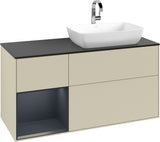 Villeroy & Boch Finion Waschtischunterschrank 1200 mm Glossy White Lacquer mit Beleuchtung