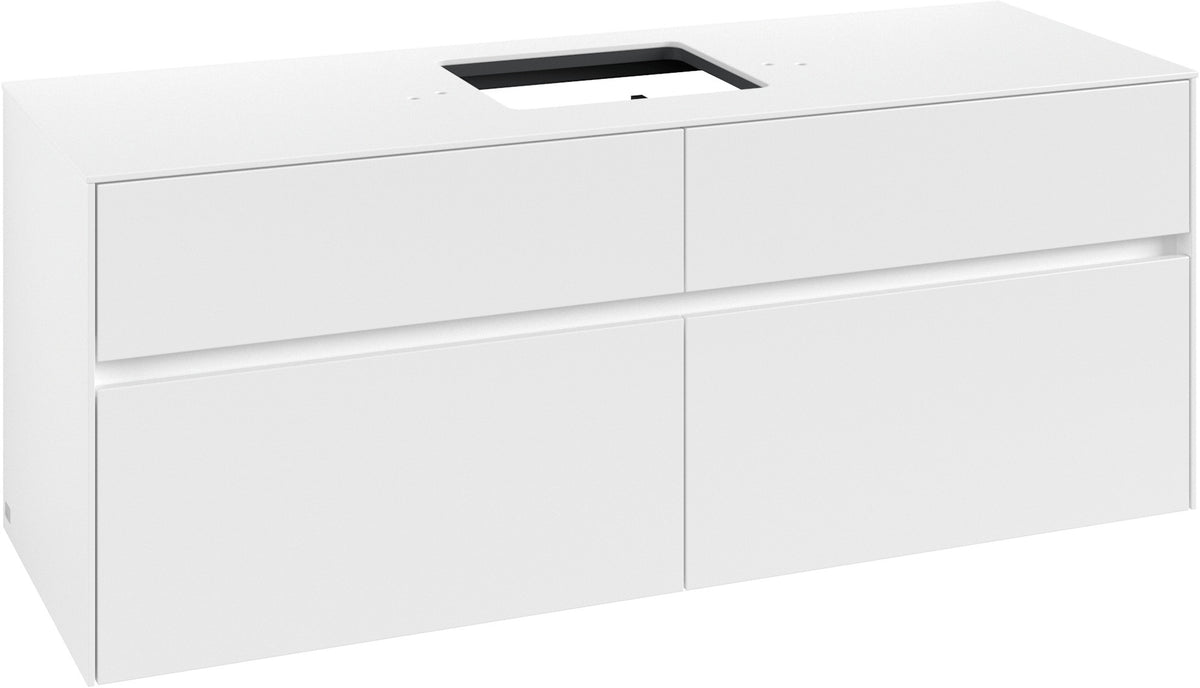 Villeroy & Boch Waschtischunterschrank Collaro C131 1400 mm White Matt mit 4 Auszügen