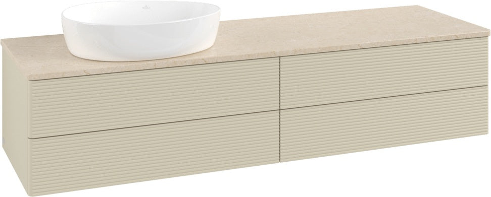 Villeroy & Boch Waschtischunterschrank Antao K26113 1600 mm Anthrazit Matt mit 4 Auszügen
