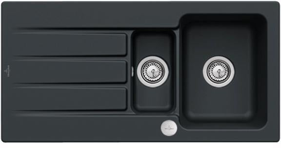Villeroy & Boch Einbauspüle Architectura 60 XR 1000x510mm Ebony CeramicPlus
