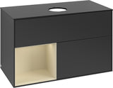 Villeroy & Boch Waschtischunterschrank Finion FA12G 1000 mm Glossy White Lacquer mit Beleuchtung