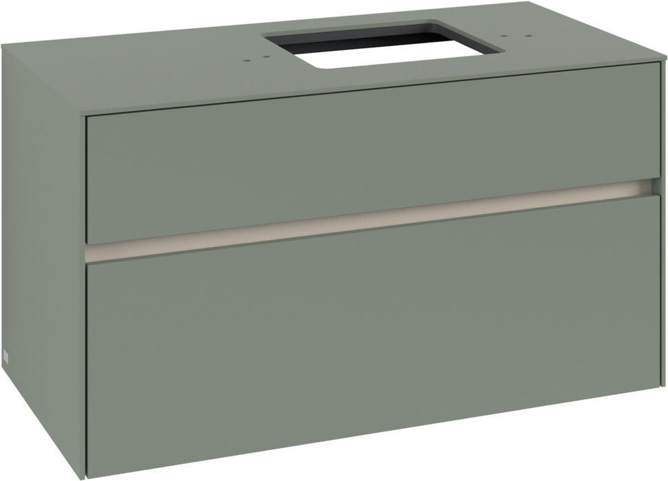 Villeroy & Boch Waschtischunterschrank Collaro C127 B0 1000 mm White Oak mit LED-Beleuchtung