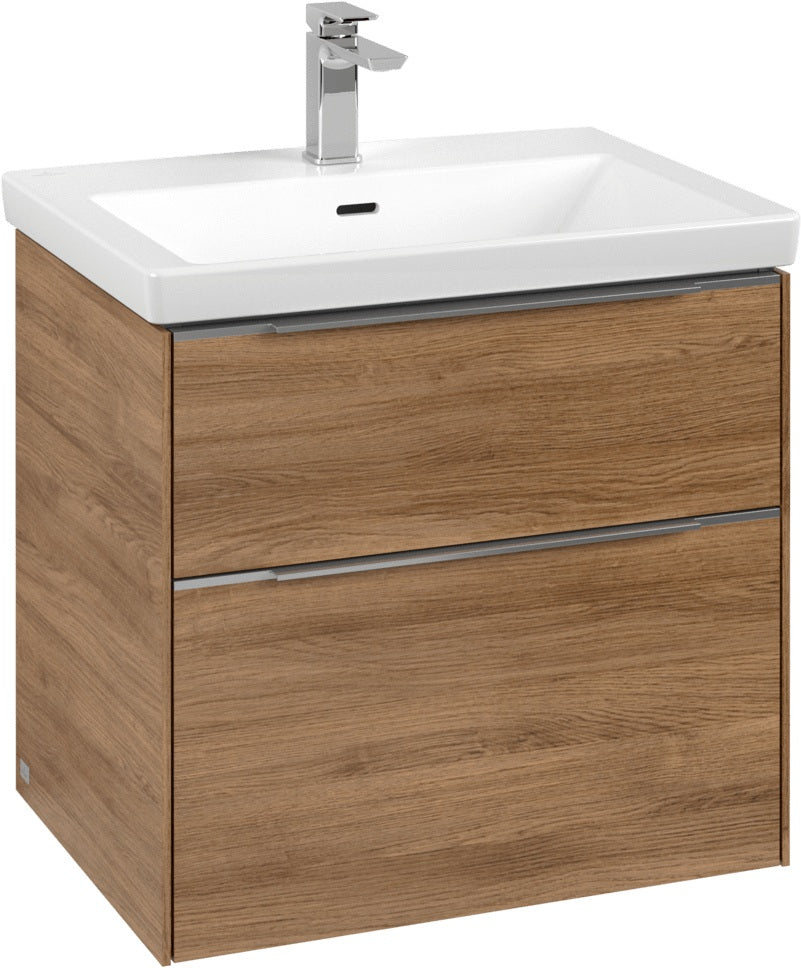 Villeroy & Boch Waschtischunterschrank Subway 3.0 C 576L0 Brilliant White mit LED-Beleuchtung