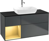 Villeroy & Boch Finion Waschtischunterschrank 1200 mm Glossy White Lacquer mit Beleuchtung