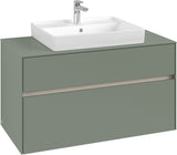 Villeroy & Boch Waschtischunterschrank Collaro C01900 1000 mm White Oak – Wandmontage, 2 Auszüge, SoftClosing