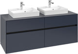 Villeroy & Boch Waschtischunterschrank Collaro C076 B0 1400 mm White Oak mit Beleuchtung und SoftClosing