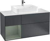 Villeroy & Boch Finion Waschtischunterschrank G161G 1200 mm Glossy White Lacquer mit LED-Beleuchtung