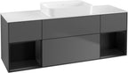 anthrazit / Mitteldichte Faserplatte (MDF) / G741P D