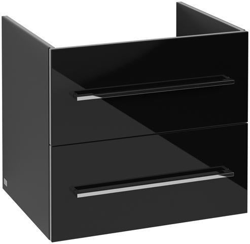 Villeroy & Boch Avento Waschtischunterschrank 580 mm Crystal Grey mit 2 Auszügen