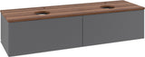 Villeroy & Boch Antao Waschtischunterschrank 1600 mm Anthrazit Matt mit 2 Auszügen