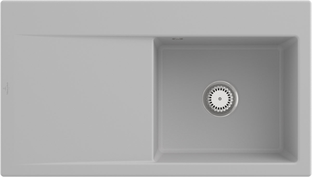 Villeroy & Boch Einbauspüle Subway Style 50 Weiß Alpin CeramicPlus 900 mm