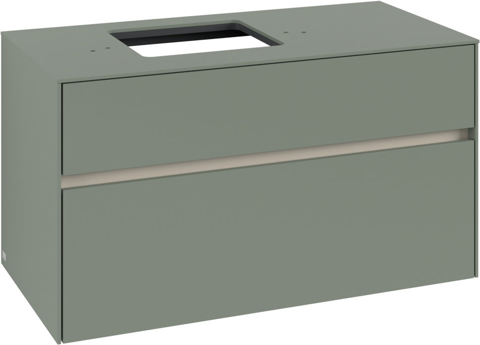 Villeroy & Boch Waschtischunterschrank Collaro C126 B0 1000 mm White Oak mit Beleuchtung