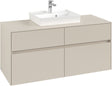 Villeroy & Boch Waschtischunterschrank Collaro C070 B0 1200 mm Cashmere Grey mit Beleuchtung