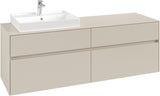 Villeroy & Boch Waschtischunterschrank Collaro C022 1600 mm Cashmere Grey mit 4 Auszügen
