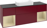 Villeroy & Boch Finion Waschtischunterschrank 1600 mm Glossy White Lacquer mit Beleuchtung