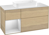 Villeroy & Boch Finion Waschbeckenunterschrank 1200 mm Walnut Veneer mit Beleuchtung
