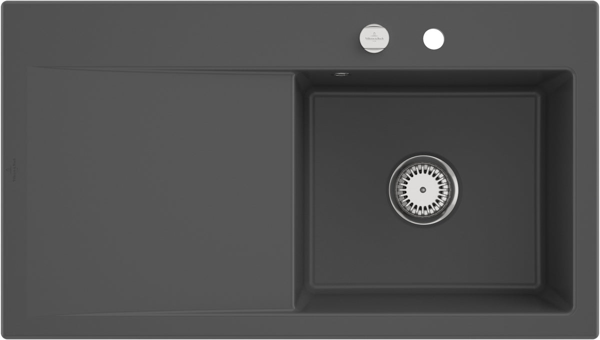Villeroy & Boch Einbauspüle Subway Style 50 Weiß Alpin CeramicPlus 900 mm