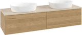 Villeroy & Boch Waschtischunterschrank Antao K39013 1600 mm Warm Walnut mit 2 Auszügen