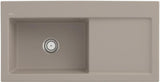 Villeroy & Boch SUBWAY 60 XL Spüle 1000x510mm Timber mit CeramicPlus, Becken links