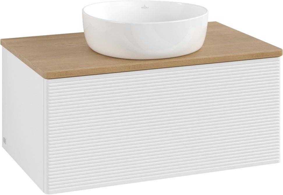 Villeroy & Boch Antao Waschtischunterschrank 800x360x500mm Glossy White Lacquer