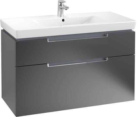 Villeroy & Boch Waschtischunterschrank Subway 2.0 in Santana Oak – 987 mm, wandhängend, 2 Auszüge