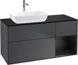 Villeroy & Boch Finion Waschtischunterschrank 1200 mm Glossy White mit Beleuchtung und SoftClosing