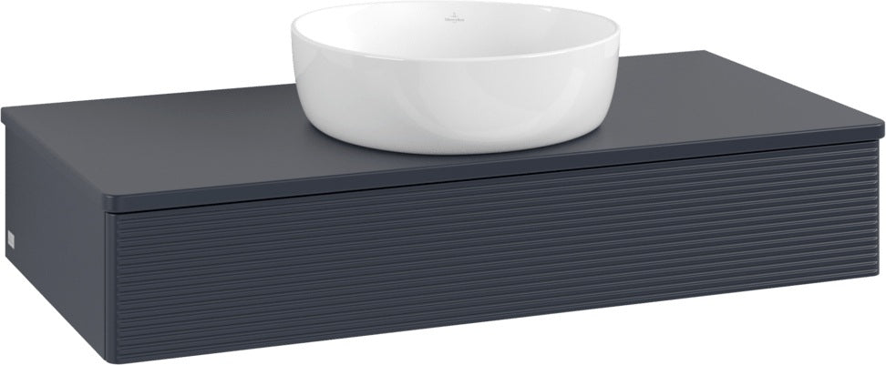 Villeroy & Boch Waschtischunterschrank Antao 1000 mm Anthrazit Matt mit Auszugsbeleuchtung