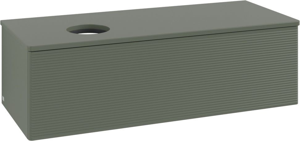 Villeroy & Boch Waschtischunterschrank Antao L33110 1200 mm Anthrazit Matt Lack mit LED-Beleuchtung
